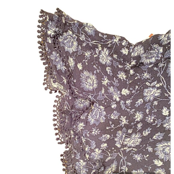 Bundle of 3 Tops Double Ruffle Flutter Short Sleeve Fairy Floral Womens Plus 2X - Picture 4 of 14